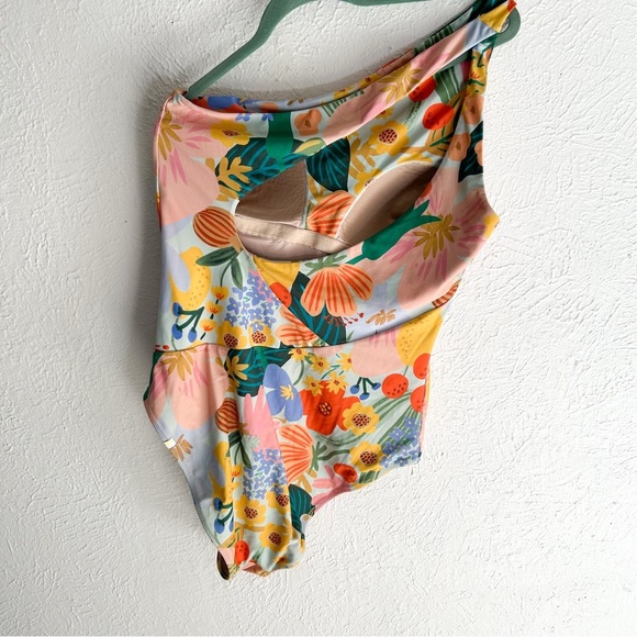 Rifle Paper Co. x Summersalt The Seamless Sidestroke Sicily Floral Sz 14 - Picture 3 of 6